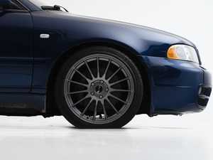 ES#5423634 - MB8-2-23540-B5C5 - 18" Alzor Style MB8 Wheel and Tire Package - 235/40R18 - Audi B5 A4, C5 A6, VW B5 Passat - 18x8.5 ET45 5x112 57.1CB - Matte Gunmetal - With your choice of tires mounted and balanced for an easy install! - Alzor - Audi Volkswagen