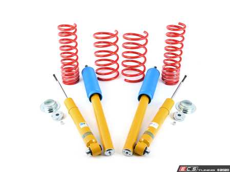 ES#2983946 - 46-190949 - B12 Sportline Suspension System - Expertly matched Eibach Sportline lowering springs and Bilstein shock/strut package for a dramatic increase in performance handling with an even more aggressive look than the Pro-Kit. World-famous Bilstein quality with a limited lifetime warranty! - Bilstein - BMW
