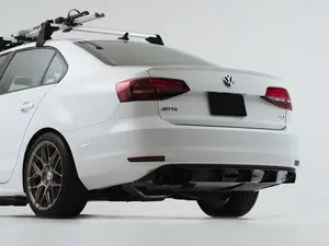  MK6 Jetta Facelift Rear Diffuser - Gloss Black