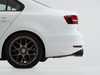 ES#4304907 - 007170LA01-01KT -  MK6 Jetta Facelift Rear Diffuser - Gloss Black - Add aggressive styling with our In-House Engineered Gloss Black Rear Diffuser! - ECS - Volkswagen