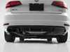 ES#4304907 - 007170LA01-01KT -  MK6 Jetta Facelift Rear Diffuser - Gloss Black - Add aggressive styling with our In-House Engineered Gloss Black Rear Diffuser! - ECS - Volkswagen