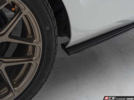 ES#4414605 - 008569LA01-01KT - MK6 Jetta Facelift ECS Rear Diffuser Side Spat Add-On Kit - Gloss Black - Enhance the style on your ECS Tuning Rear Diffuser with our Rear Bumper Side Spats - ECS - Volkswagen