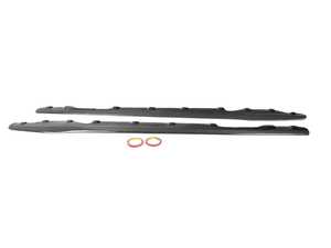 ES#4031336 - F12M6CFSIDESPL - Carbon Fiber Side Skirt Extensions - Add an aggressive look to your side skirts with carbon fiber extensions - ECS - BMW