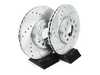 ES#3157024 - K4623 - Power Stop Z23 Evolution Sport Rear Brake Kit (288x25) - A performance rear axle upgrade featuring precision cross-drilled & slotted vented rotors, low-dust carbon-fiber ceramic pads, and a premium stainless steel hardware kit. - Power Stop - Volkswagen