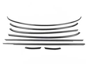ES#4158396 - 51135A0B944 - MINI Waistline | Beltline Piano Black Full Belt line Kit - F56 - Remove the chrome and get the blacked out look - Genuine MINI - MINI