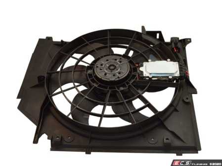 ES#2814088 - 17117561757 - Auxiliary Puller Fan Assembly - Cooling fan mounted behind the radiator - Hamburg Tech - BMW