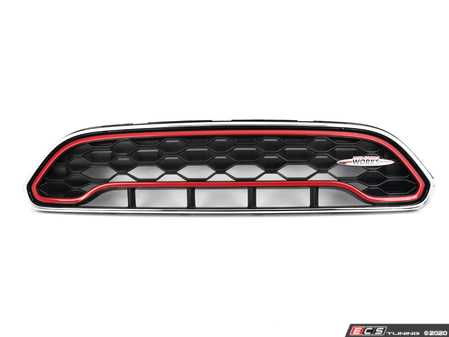 ES#3199306 - 51137470512 - Countryman JCW Grille F60 - Complete front main grille with JCW logo - Genuine MINI - MINI