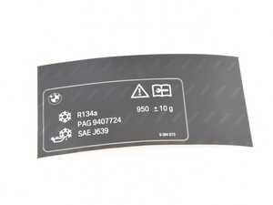 ES#4211307 - 71239384973 - LABEL, COOLANT - Genuine BMW - BMW