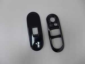 ES#4335656 - BM126-MI14BK-7 - Door Window Switch Panel Convertible Gloss Black - Set Of 2 - (NO LONGER AVAILABLE) - Upgrades the stock window switch trims to gloss black - ECS - 