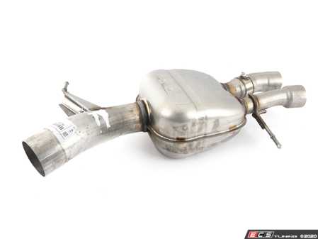 ES#2698203 - 18307849760 - Rear Muffler - Left - With Exhaust Flap - Genuine BMW - BMW