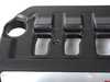 ES#4146588 - 005162LA03 -  MQB Gen3 Textured Black Engine Cover - Upgrade your underhood beauty with an ECS Tuning Textured Black Engine Cover - ECS - Audi Volkswagen