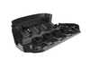 ES#4146588 - 005162LA03 -  MQB Gen3 Textured Black Engine Cover - Upgrade your underhood beauty with an ECS Tuning Textured Black Engine Cover - ECS - Audi Volkswagen