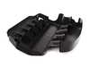 ES#4146588 - 005162LA03 -  MQB Gen3 Textured Black Engine Cover - Upgrade your underhood beauty with an ECS Tuning Textured Black Engine Cover - ECS - Audi Volkswagen