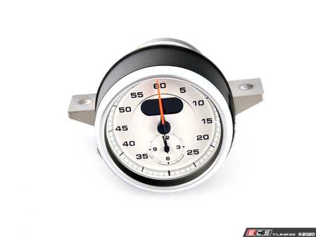 ES#3349460 - 9A791920316 - Sport Chrono Stopwatch - White Face - For vehicles with Sport Chrono or Sport Chrono Plus - Genuine Porsche - Porsche