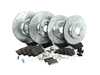 ES#4291379 - K7988 - Power Stop Z23 Evolution Sport Front & Rear Brake Kit (360x36/320x24) - A complete 4-wheel performance brake upgrade featuring drilled & slotted rotors and low-dust carbon-fiber ceramic pads. - Power Stop - Mercedes Benz