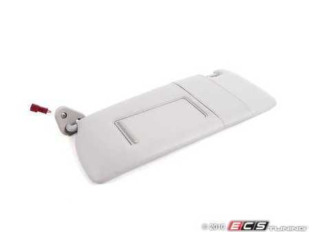 ES#87099 - 51168237643 - E46 Gray Sun Visor - Left - Made of vinyl - Genuine BMW - BMW