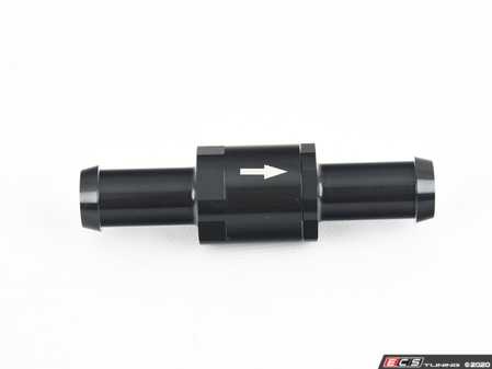 ES#3616083 - VTT-CHECK-1 - Billet 1/2" Check Valve - 8 Barb - Useful in multiple locations. - Vargas Turbo Technologies - BMW
