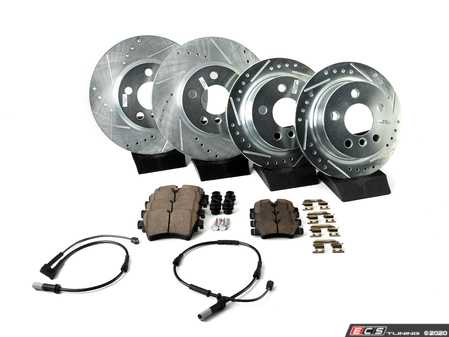 ES#3990441 - K7981 - Z23 Evolution Sport Performance Brake Service Kit - Front And Rear - Proven performance with minimal dust - Power Stop - MINI