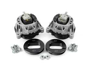 ES#4148275 - 22116787659KT2 - Performance Motor Mount Kit - New motor mounts with billet mount inserts - Assembled By ECS - BMW