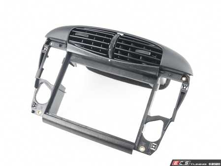 ES#1490454 - 99655213105A03 - Radio Support Frame - Black - Includes center air vents - Genuine Porsche - Porsche