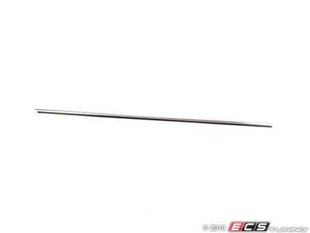 ES#93874 - 51328226106 - Chrome Front Window Trim - Right - Located on the outside of the front door running perpendicular to the "B" pillar - Genuine BMW - BMW