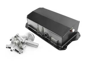 ES#4023475 - 462103vr6tsbKT - Baffled Steel Oil Pan With R32 Oil Pump  - A true performance oil pan for those with performance in mind! - Assembled By ECS - Audi Volkswagen