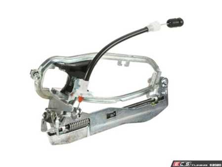 ES#2815923 - 51228243636 - Rear Door Handle Carrier - Right - Mechanism that the exterior door handle bolts to and operates the latch assembly - Hamburg Tech - BMW