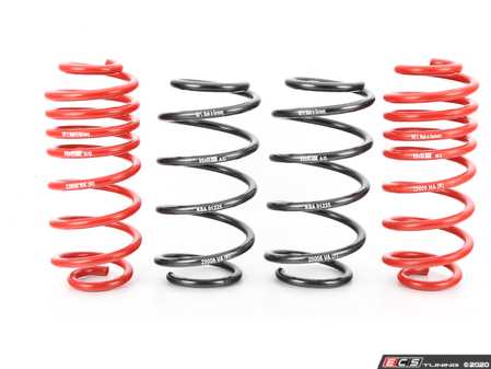 ES#2515427 - 54701-77 - Super Sport Spring Set - Average lowering front: 1.7" rear: 1.5" - H&R - Volkswagen