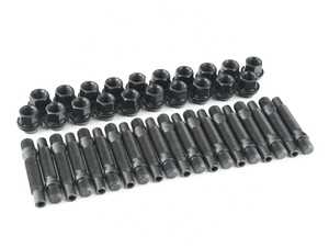 ES#4234900 - APEXM12STDKIT5HX - APEX M12x1.5mm BMW 5 Lug Stud Kit - Black Finish - Hex Head - 75mm Hex head studs - APEX Wheels - BMW
