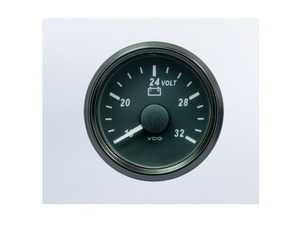 ES#4338669 - A2C3832780030 - SingleViu 52mm Voltmeter For 24V Systems - Priced Each  - Analog dial to display critical information in a classic design - VDO - Audi BMW Volkswagen Mercedes Benz MINI Porsche