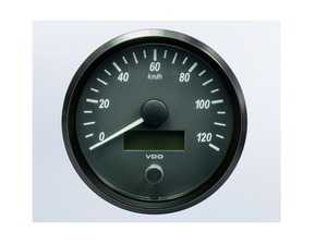ES#4338678 - A2C3832870030 - SingleViu 100mm 90mph Speedometer - Priced Each  - Analog dial to display critical information in a classic design with digital time - VDO - Audi BMW Volkswagen Mercedes Benz MINI Porsche