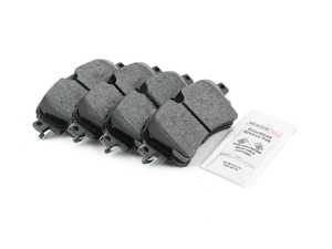 ES#4000469 - HB866B.652 - Rear HPS 5.0 Performance Brake Pad Set - Next generation high performance street brake pad offering greater stopping power and pedal feel, with very low dust. - Hawk - Audi
