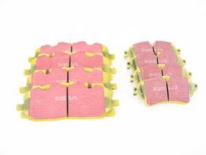 ES#4159088 - dp42277rKT - Front & Rear Brake Pad Kit - EBC YellowStuff - EBC's premium sport street pad that offers high friction levels and heat fade resistance - EBC - Audi