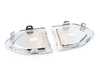 ES#4405459 - 51135A43E93 - Trim Cover Set With Pad - Night Jack  - These insert into the the side scuttle turn signal light as a decor upgrade, Matte Black updated where chrome was. - Genuine MINI - MINI
