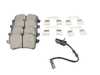 ES#3980556 - 9A769845100KT - 2017+ Macan Base/GTS/S Rear Brake Pad Set (EUR1547A) - Includes brake pad wear sensors - Akebono - Porsche