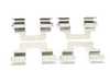 ES#3980556 - 9A769845100KT - 2017+ Macan Base/GTS/S Rear Brake Pad Set (EUR1547A) - Includes brake pad wear sensors - Akebono - Porsche
