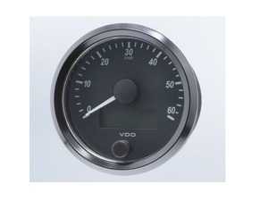 ES#4338680 - A2C3832890030 - SingleViu 80mm 60km/h Speedometer - Priced Each  - Analog dial to display critical information in a classic design with digital time - VDO - Audi BMW Volkswagen Mercedes Benz MINI Porsche