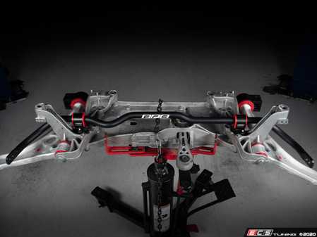 ES#4340398 - 004259lb01-01KT - MK5/MK6 Adjustable Front Sway Bar Upgrade Package  - Includes ECS Adjustable 25mm Sway Bar, ECS Adjustable End Links and a complete front subframe hardware kit - ECS - Audi Volkswagen