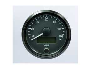 ES#4338682 - A2C3832910030 - SingleViu 80mm 120km/h Speedometer - Priced Each  - Analog dial to display critical information in a classic design with digital time - VDO - Audi BMW Volkswagen Mercedes Benz MINI Porsche
