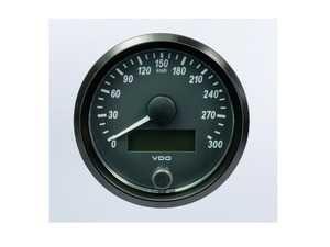 ES#4338686 - A2C3832950030 - SingleViu 80mm 300km/h Speedometer - Priced Each  - Analog dial to display critical information in a classic design with digital time - VDO - Audi BMW Volkswagen Mercedes Benz MINI Porsche