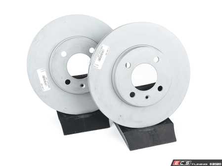 ES#2649856 - 1HM698301EKT1 - Front Brake Rotors - Pair (256x20) - Help restore your pedal feel with new brake rotors - Zimmermann - Volkswagen