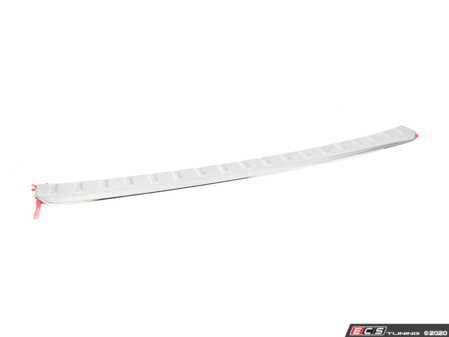 ES#3678939 - 3G8061195AKS6 - Bumperdillo Rear Bumper Protection Plate - Chrome - Plastic protective strip for the top of your rear bumper cover - Genuine Volkswagen Audi - Volkswagen