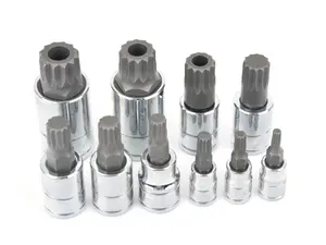 10 Piece Triple Square Socket - Set 