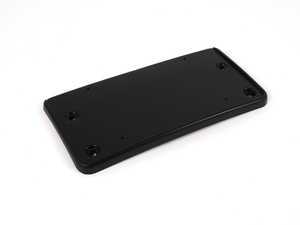 ES#316709 - 1K0807285A9B9 - Front License Plate Bracket - Black mounting for front license plate - Genuine Volkswagen Audi - Volkswagen