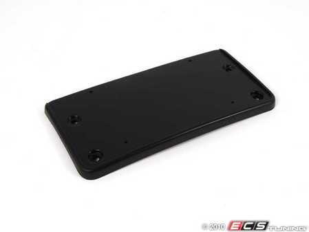 ES#316709 - 1K0807285A9B9 - Front License Plate Bracket - Black mounting for front license plate - Genuine Volkswagen Audi - Volkswagen