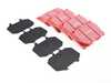 ES#4213546 - DP33070C - Front RedStuff Performance Brake Pad Set - A high performance street pad, featuring Kevlar technology - EBC - Mercedes Benz