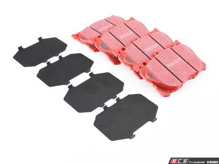 ES#4213546 - DP33070C - Front RedStuff Performance Brake Pad Set - A high performance street pad, featuring Kevlar technology - EBC - Mercedes Benz