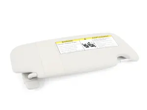 Sun Visor With Label - SATELLITE GREY - Left 