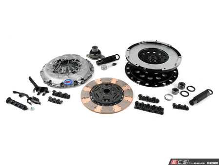 ES#3619835 - k70619-hd-bKT - Performance Lightweight Flywheel Drag Clutch Kit - Stage 2  - ECS Lightweight Flywheel with a Southbend Stage 2 clutch kit rated at 500ft/lbs - ECS - Audi