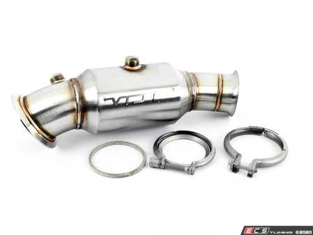 ES#4158855 - 10302011KT - VRSF Downpipe Upgrade - Performance High Flow Cat - with hardware  - 4" Performance High Flow catted downpipe upgrade for N55 engines, kit includes clamps and gasket. - Assembled By ECS - BMW